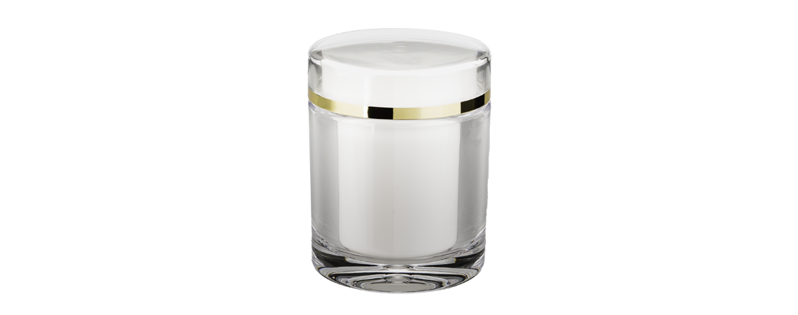 Acrylic Round Cream Jar 70ml - LCD-70 Midnight Party